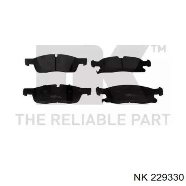 Гальмівні колодки NK 229330 ціна, від 41.62 USD