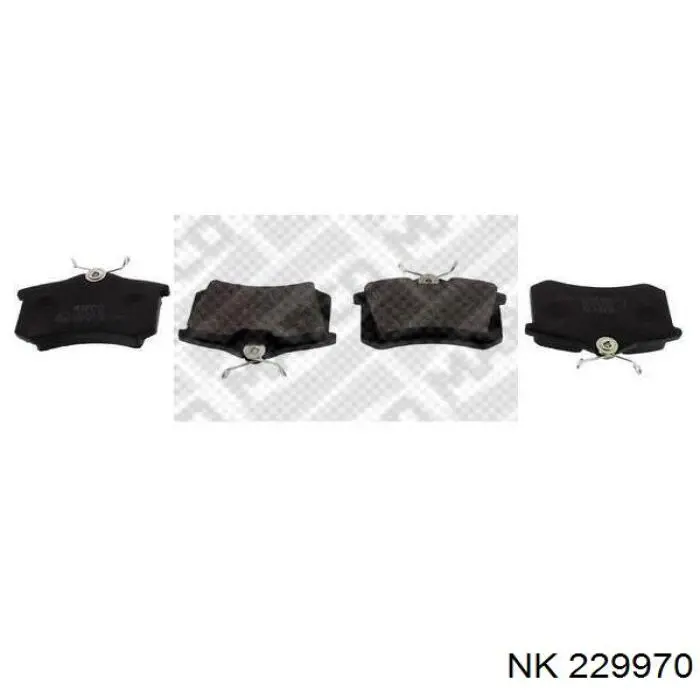 Задні гальмівні колодки NK 229970 ціна, від 14.01 USD