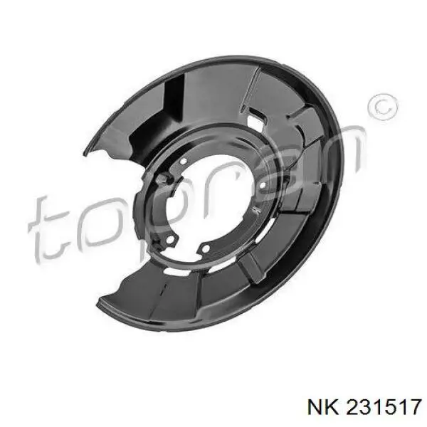 Захист гальмівного диска заднього, правого NK 231517 ціна, від 14.42 USD