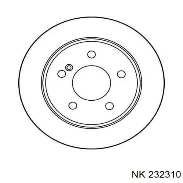 Купити 232310 NK Захист гальмівного диска, переднього, правого