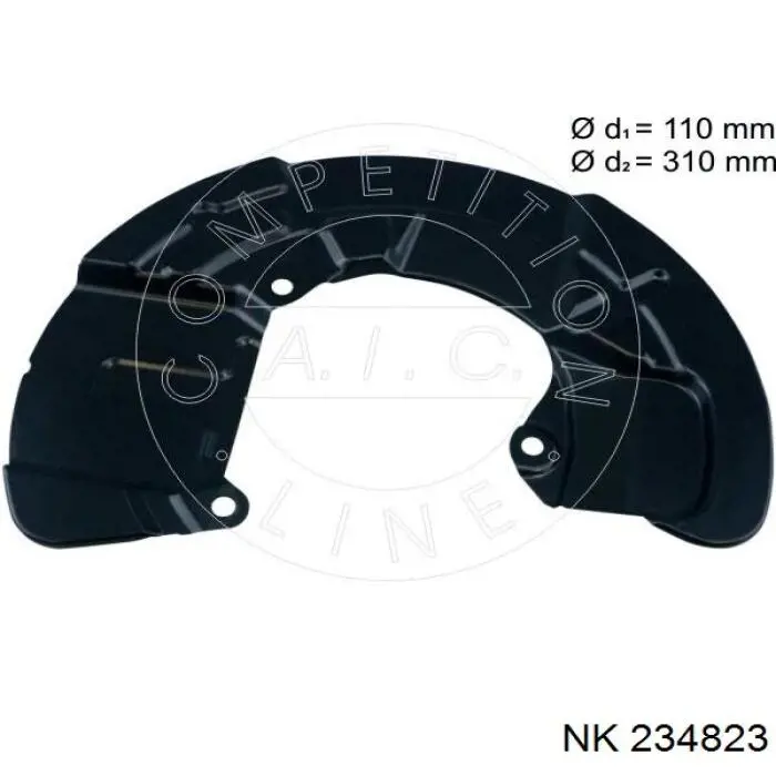 30645113 Volvo Кожух гальмівного диска