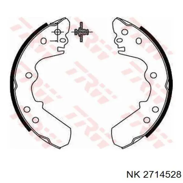 Колодки гальмові задні, барабанні NK 2714528 ціна, від 21.41 USD