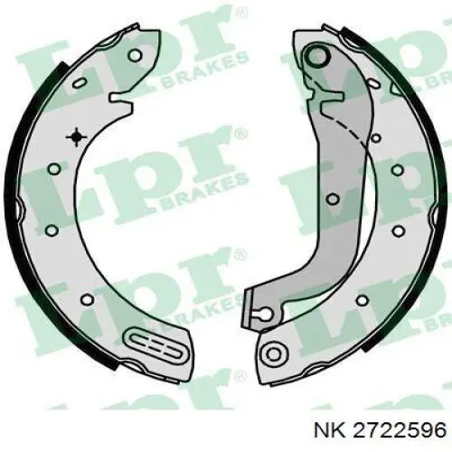 Колодки гальмові задні, барабанні 2722596 NK