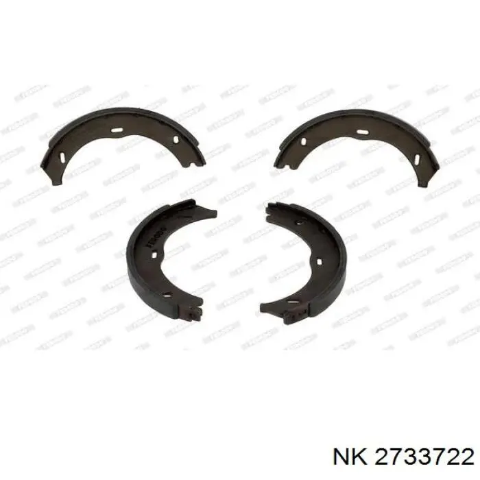 Колодки ручника / стоянкового гальма NK 2733722 ціна, від 19.84 USD