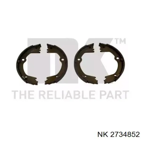 Колодки ручника / стоянкового гальма NK 2734852 ціна, від 36.57 USD