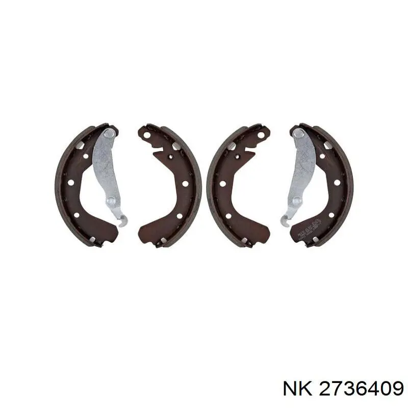 Колодки гальмові задні, барабанні 2736409 NK