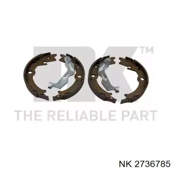 Колодки ручника / стоянкового гальма NK 2736785 ціна, від 21.48 USD