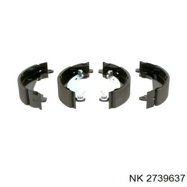 Колодки гальмові задні, барабанні NK 2739637 ціна, від 16.15 USD