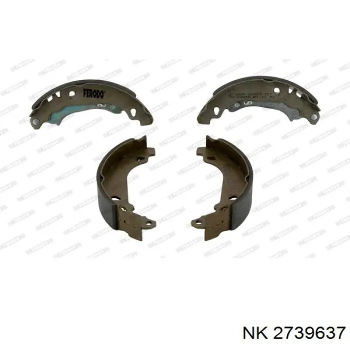 Купити 2739637 NK Колодки гальмові задні, барабанні