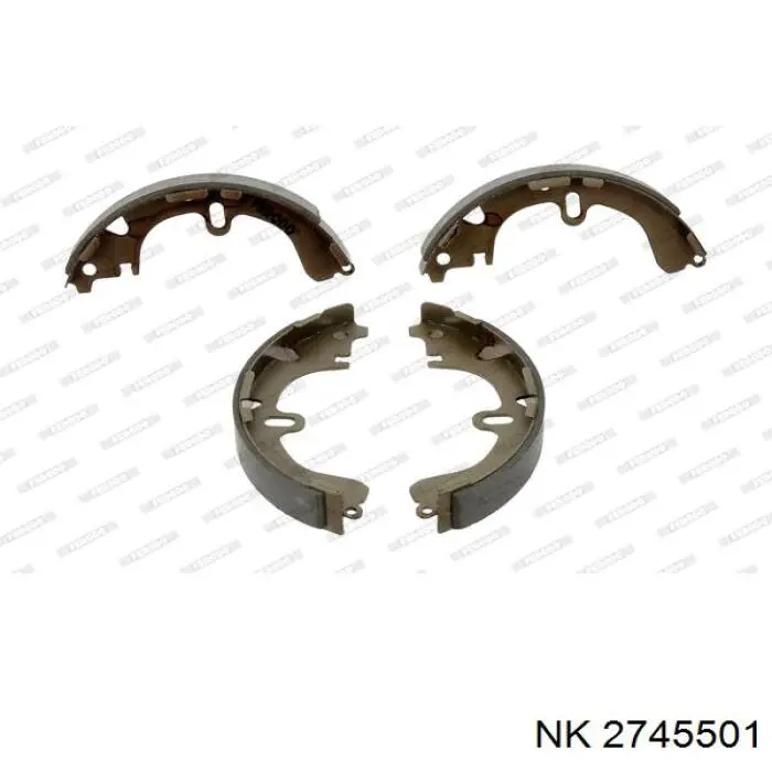 Колодки гальмові задні, барабанні 2745501 NK