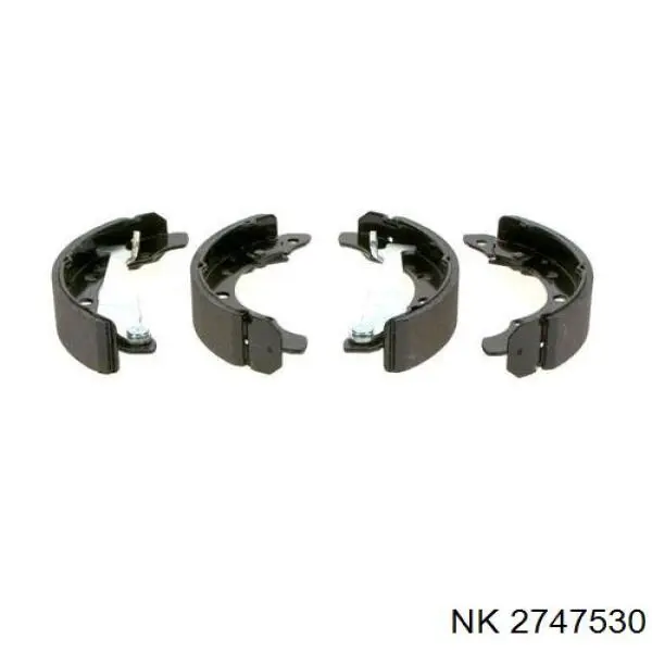 Колодки гальмові задні, барабанні NK 2747530 ціна, від 18.13 USD