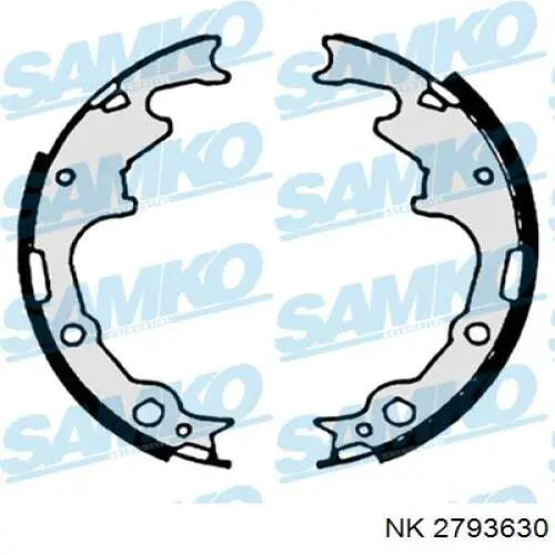 Колодки гальмові задні, барабанні NK 2793630 ціна, від 41.14 USD