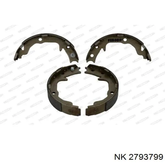 Колодки ручника / стоянкового гальма NK 2793799 ціна, від 22.36 USD