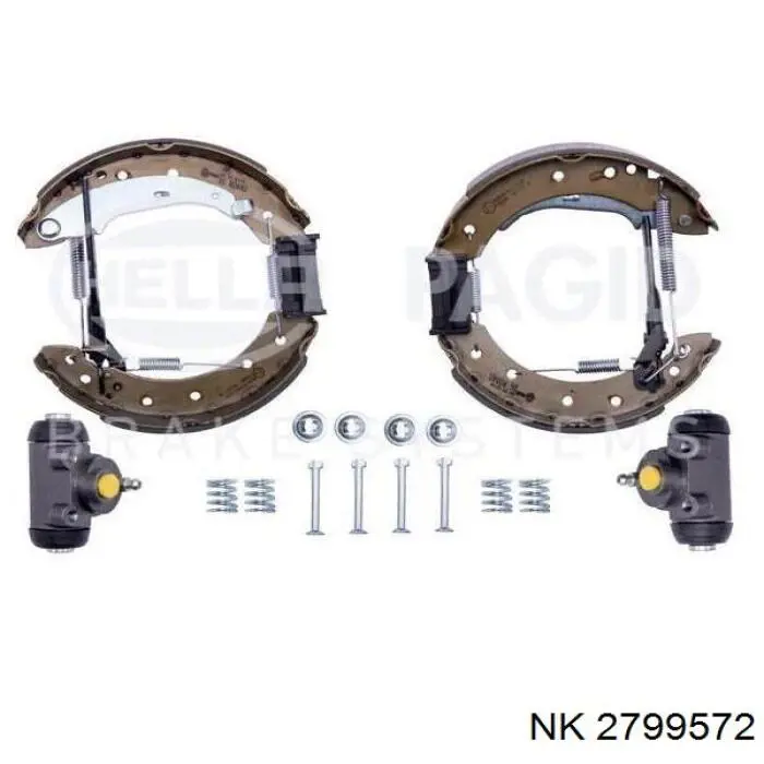 Колодки гальмові задні, барабанні 2799572 NK