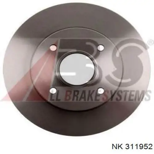 Диск гальмівний задній NK 311952