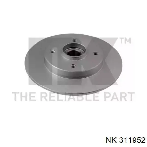 311952 NK диск гальмівний задній