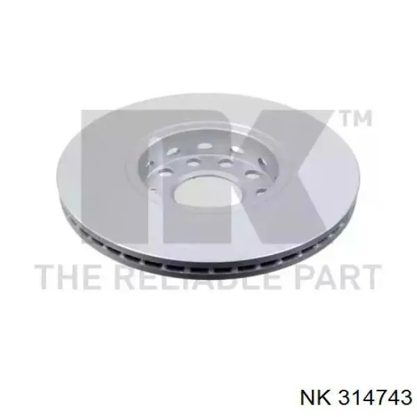 314743 NK диск гальмівний передній