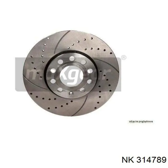 Диск гальмівний задній NK 314789
