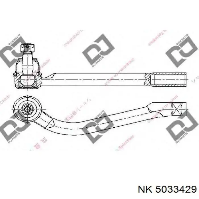 Накінечник рульової тяги, зовнішній NK 5033429