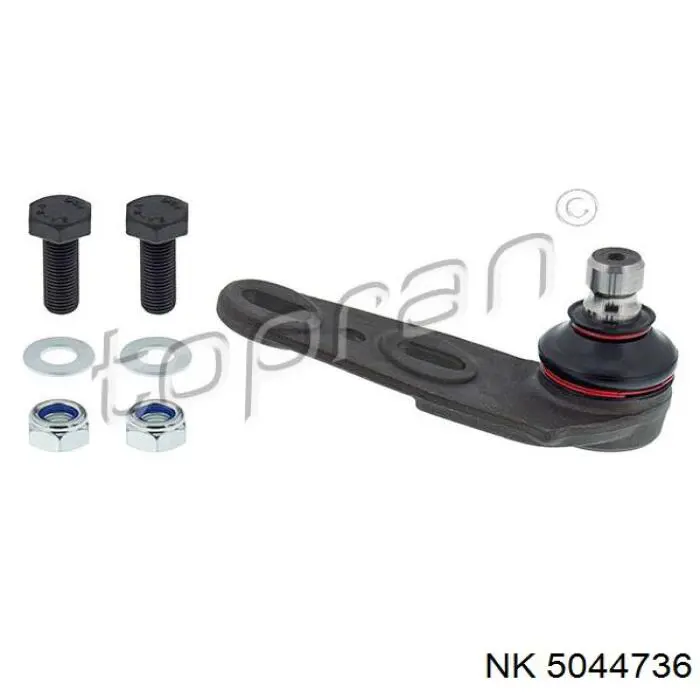 Кульова опора, нижня, права NK 5044736 ціна, від 11.61 USD