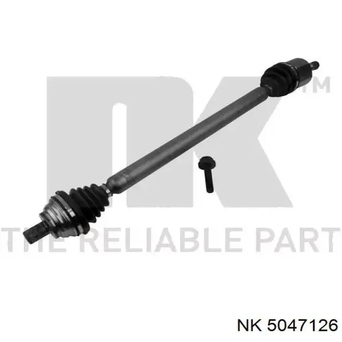 Піввісь передня, права NK 5047126 ціна, від 112.87 USD