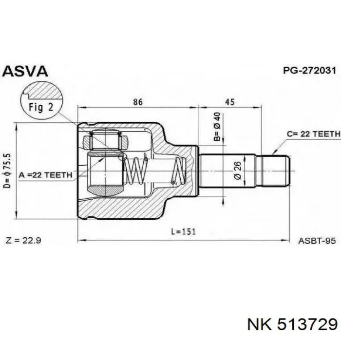 513729 NK Граната зовнішня