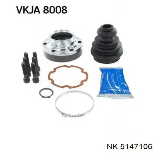 ШРКШ внутрішній, передній NK 5147106 ціна, від 32.22 USD