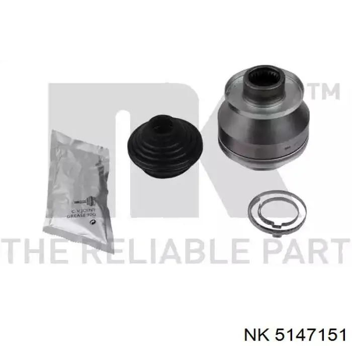 Шарнір кутових швидкостей передній лівий NK 5147151 ціна, від 46.83 USD