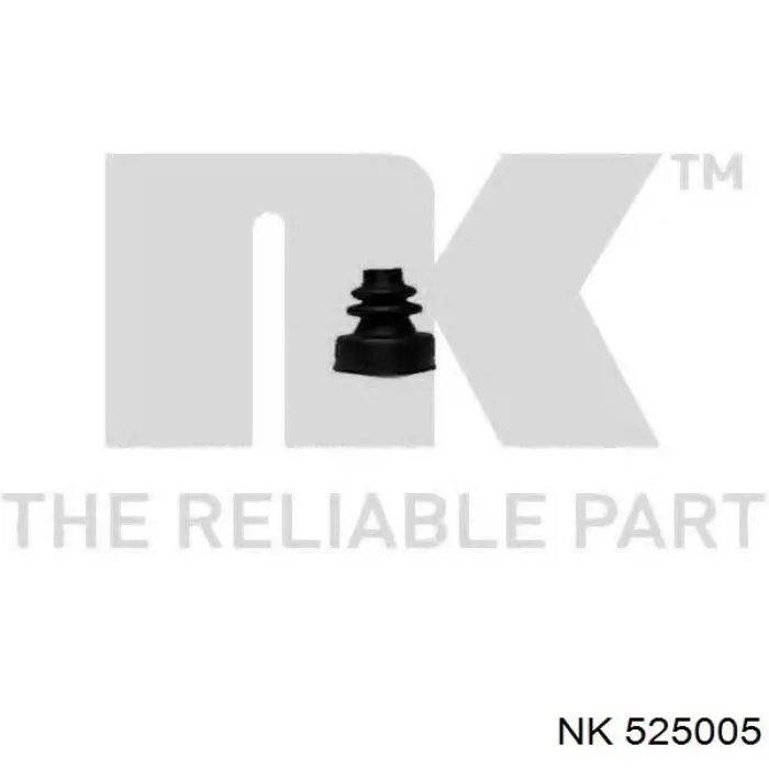 525005 NK пильник шруса зовнішній, передній піввісі