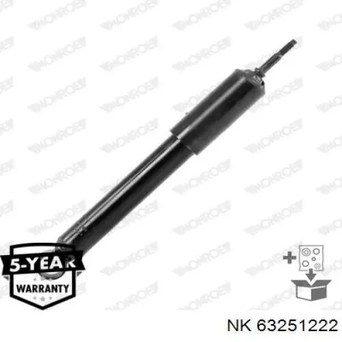Амортизатор задній NK 63251222 ціна, від 31.27 USD