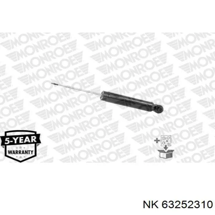 Амортизатор задній NK 63252310 ціна, від 45.51 USD