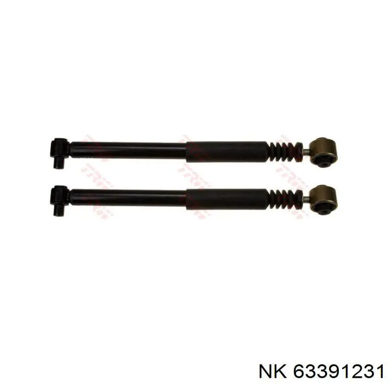 Амортизатор задній NK 63391231 ціна, від 35.99 USD