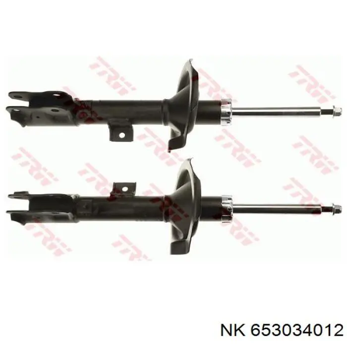 Амортизатор передній, правий NK 653034012 ціна, від 50.62 USD