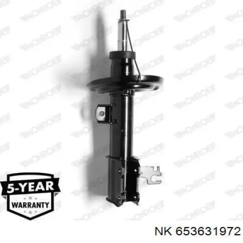 Амортизатор передній, правий NK 653631972 ціна, від 41.15 USD