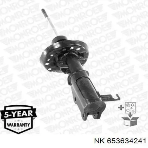 Амортизатор передньої підвіски, лівий NK 653634241 ціна, від 56.14 USD