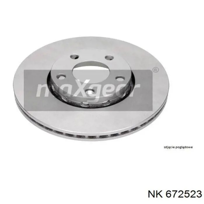 Опора стійки амортизатора заднього NK 672523