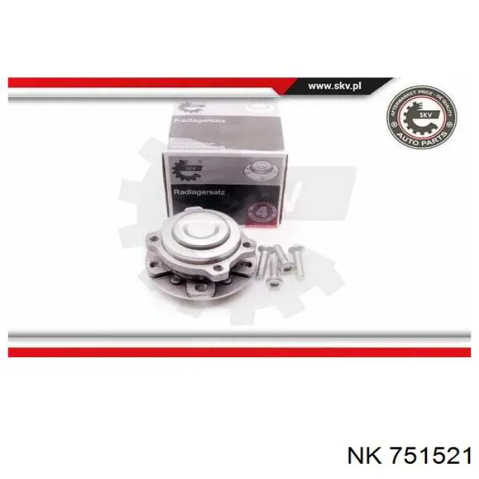 Передня маточина 751521 NK