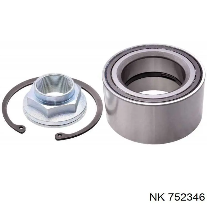 Комплект підшипник маточини передньої NK 752346 ціна, від 34.75 USD