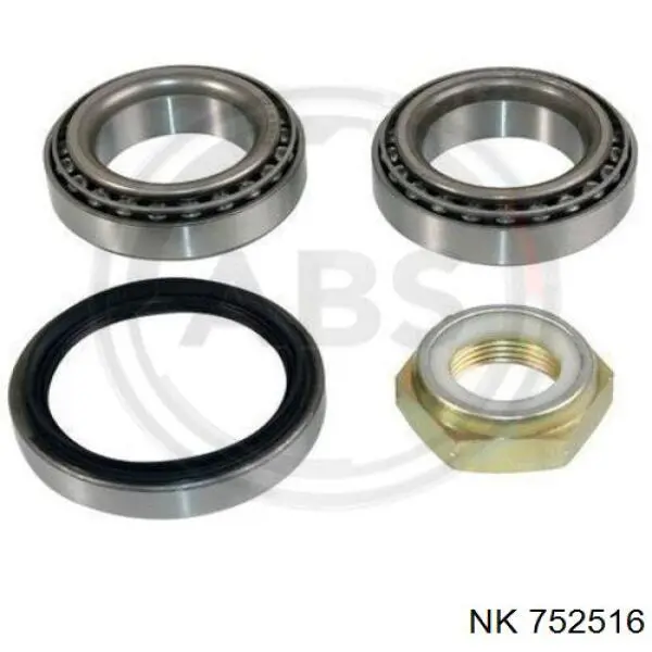 Комплект підшипник маточини передньої NK 752516 ціна, від 15.41 USD