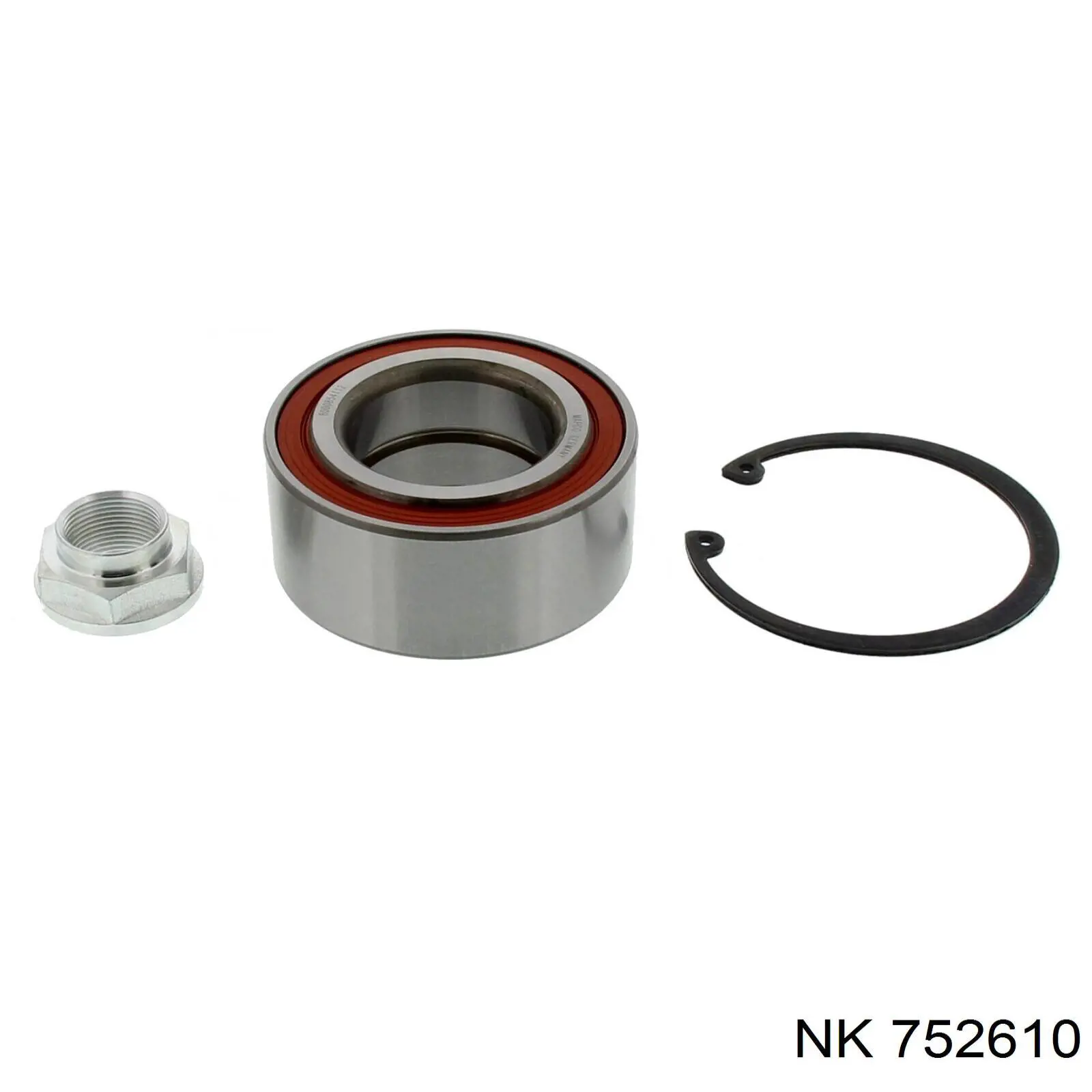Комплект підшипник маточини передньої NK 752610 ціна, від 15.61 USD