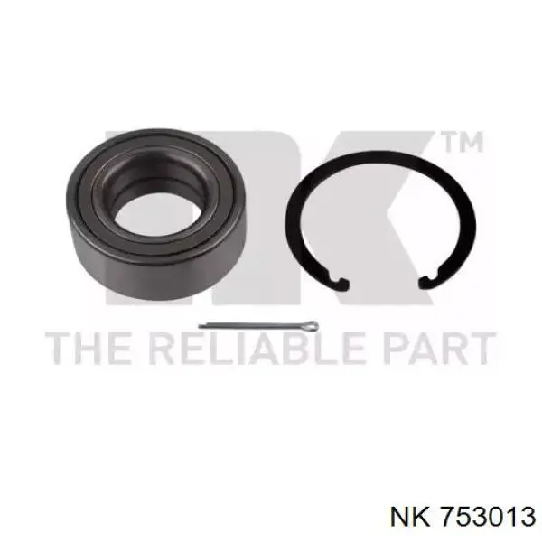 Комплект підшипник маточини передньої NK 753013 ціна, від 19.11 USD