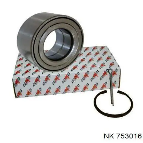 Комплект підшипник маточини передньої NK 753016 ціна, від 25.34 USD