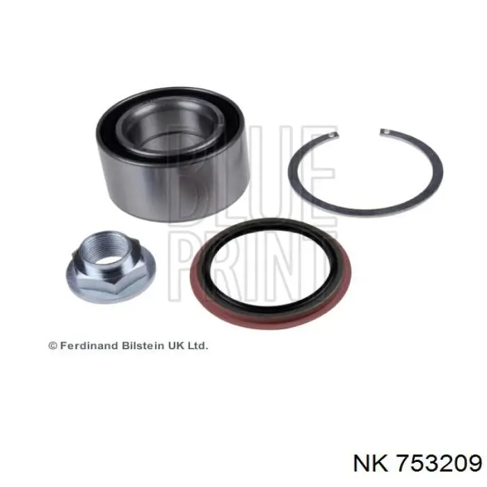 Купити 753209 NK Підшипник ступиці передньої
