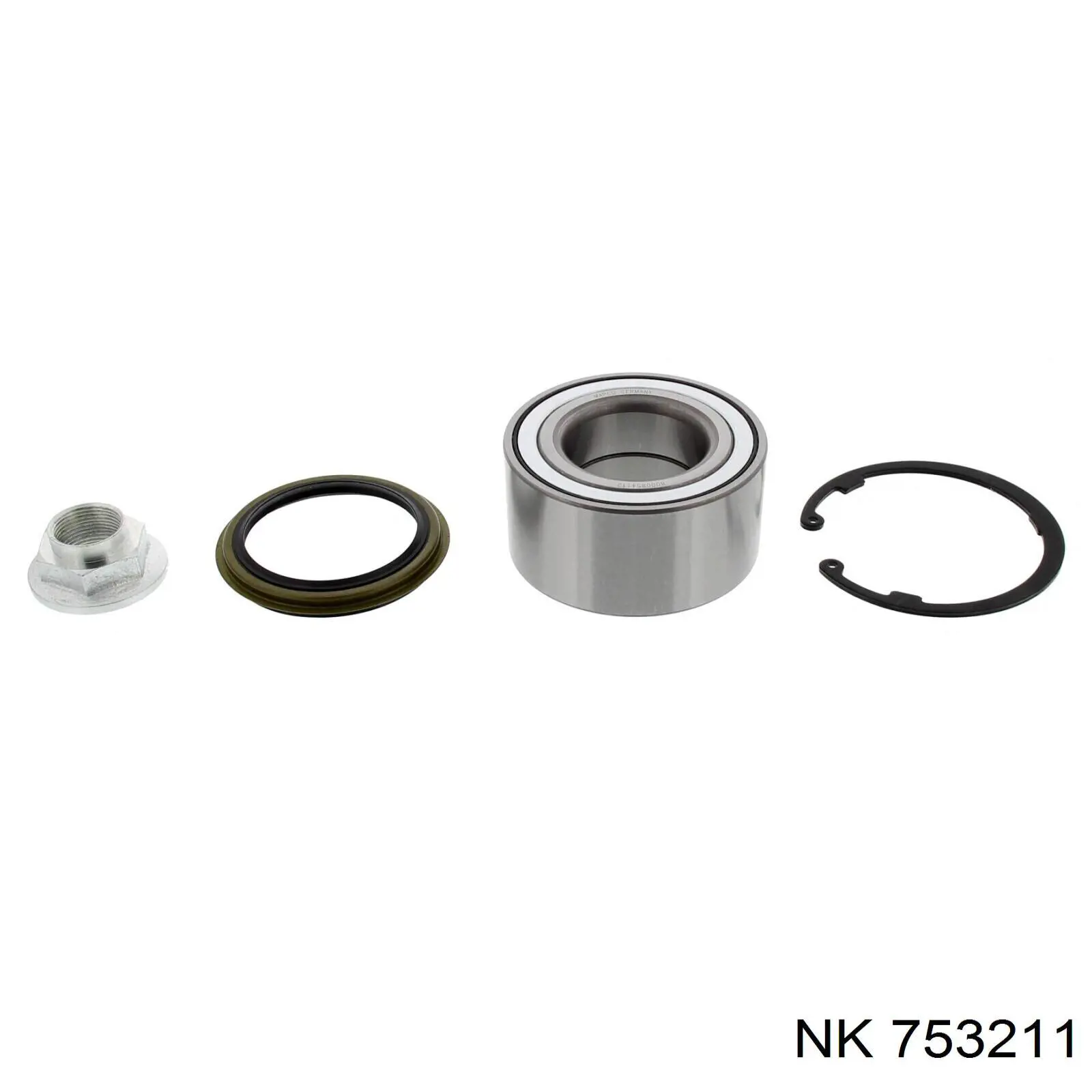 Комплект підшипник маточини передньої NK 753211 ціна, від 20.27 USD