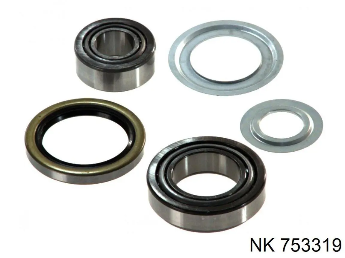 Комплект підшипник маточини передньої NK 753319 ціна, від 15.76 USD