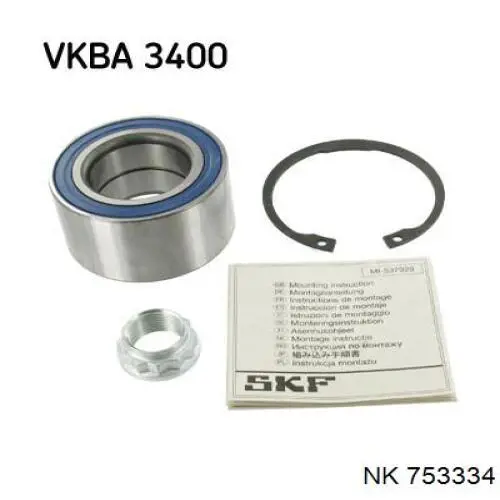 Купити 1009820 Autotechteile Підшипник задньої ступиці