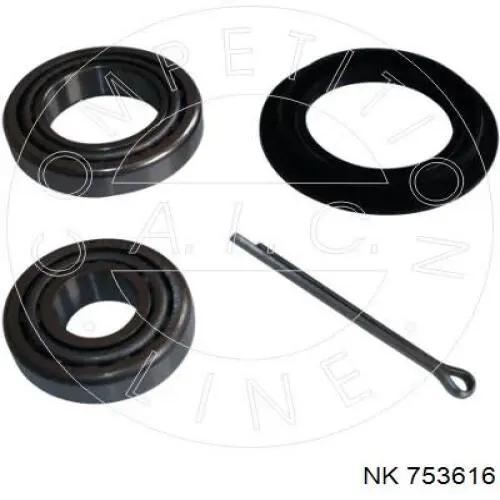 Підшипник маточини передньої/задньої NK 753616 ціна, від 6.95 USD
