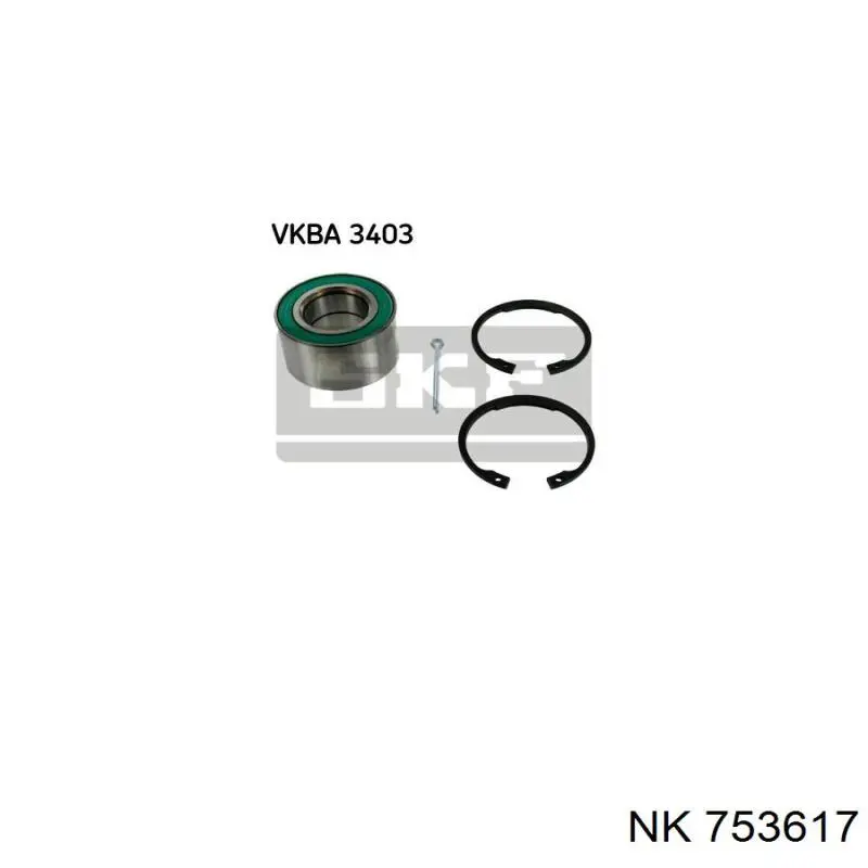Підшипник ступиці 753617 NK