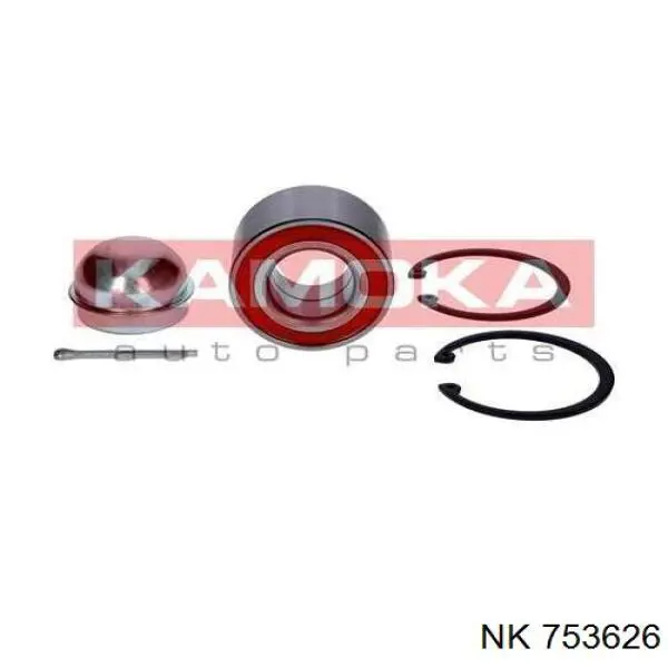 Комплект підшипник маточини передньої NK 753626 ціна, від 14.83 USD