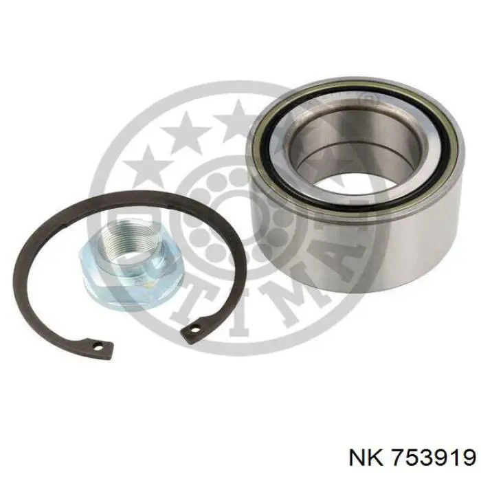 Комплект підшипник маточини передньої NK 753919 ціна, від 23.17 USD